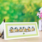 DW409 „Pasidaryk pats“ namų dekoravimas Linksmas rankdarbių darbas, suskaičiuotas kryžminio dygsnio rinkinys siuvinėjimo siūlas 14CT 18CT dygsnio paketai tapybos dovana