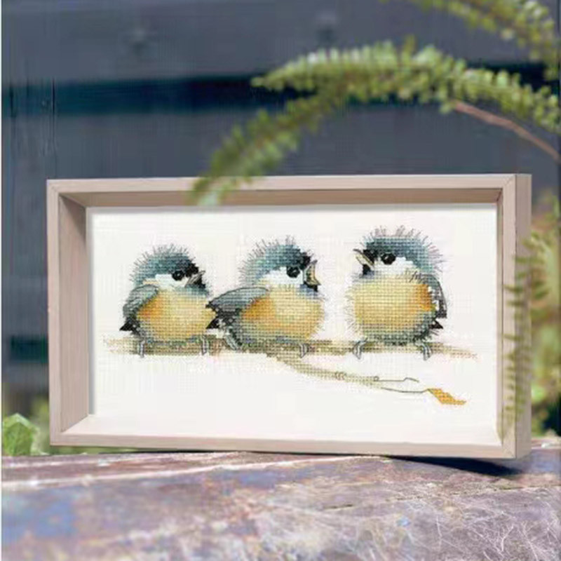 DW409 „Pasidaryk pats“ namų dekoravimas Linksmas rankdarbių darbas, suskaičiuotas kryžminio dygsnio rinkinys siuvinėjimo siūlas 14CT 18CT dygsnio paketai tapybos dovana