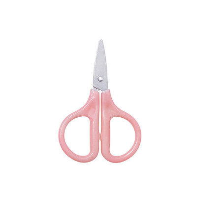 1 Pc Children Cartoon Round Head Safety Scissors with Plastic DIY Εγχειρίδιο Χαρτοκομμένο Kindergarten Art Designer Stationery