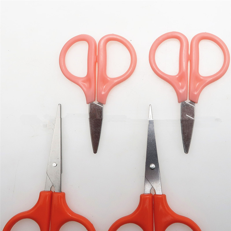 1 Pc Children Cartoon Round Head Safety Scissors with Plastic DIY Εγχειρίδιο Χαρτοκομμένο Kindergarten Art Designer Stationery