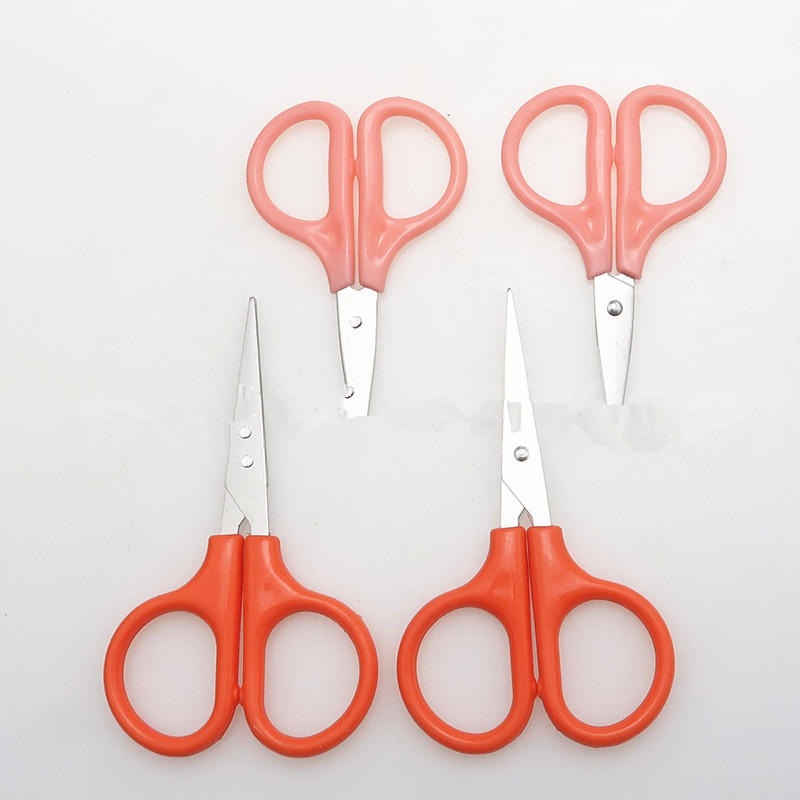 1 Pc Children Cartoon Round Head Safety Scissors with Plastic DIY Εγχειρίδιο Χαρτοκομμένο Kindergarten Art Designer Stationery