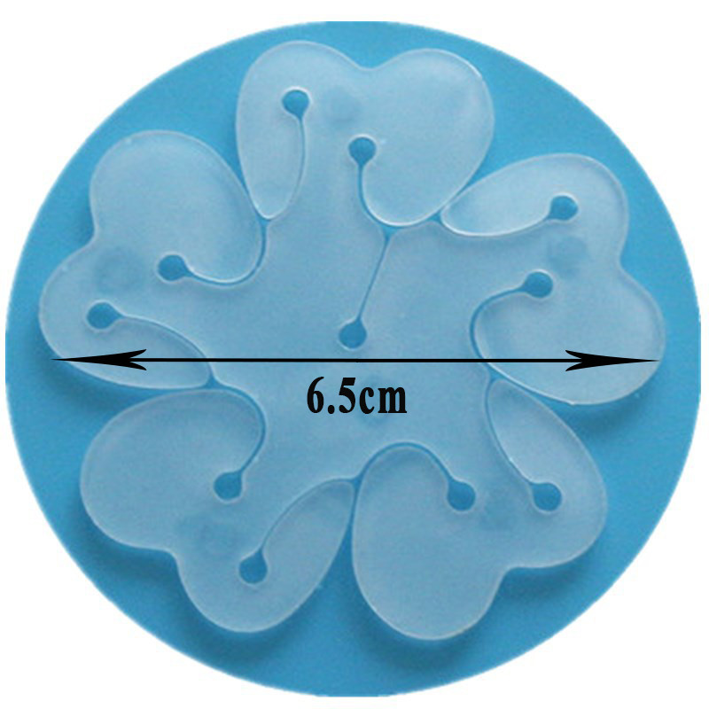 JAUNS 10 gab. Ziedu Baloni Dekorācijas Aksesuāri Plūmju saspraudes Praktiska Dzimšanas dienas kāzu ballīte Plastmasas saspraude Globos balons