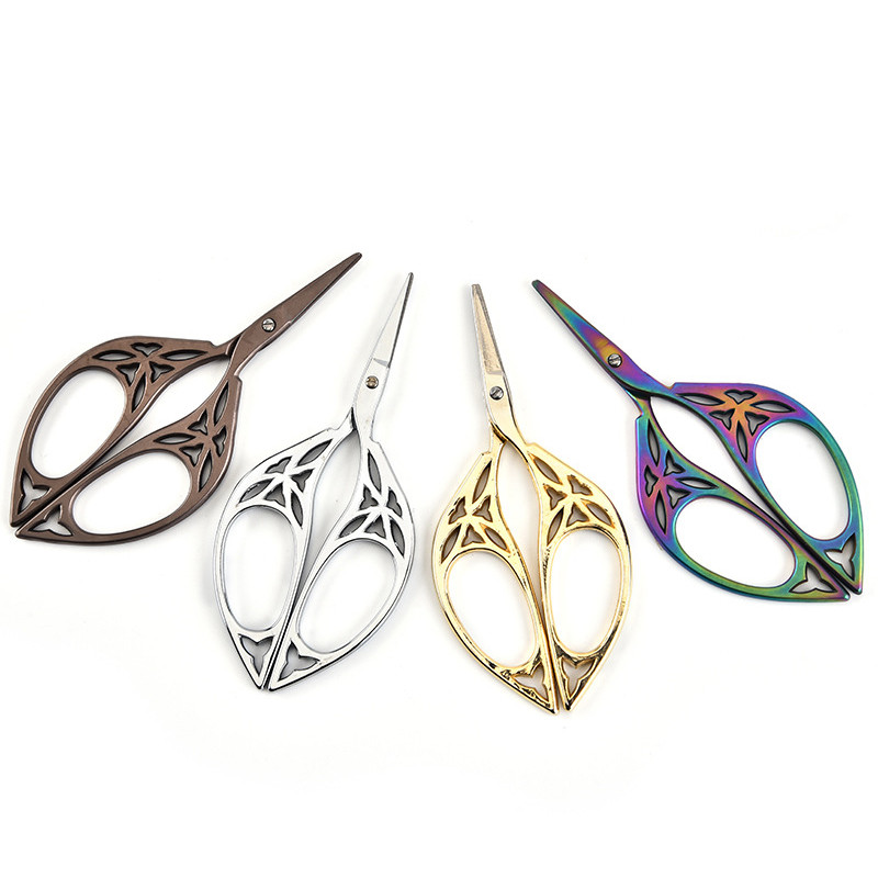 1tk roostevabast terasest vintage käärid õmbluskanga lõikurid tikandid käärid rätsepa käärid õmblusniidid käärid lõnga käärid