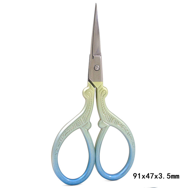Izšūšana Amatniecība Amatniecība Vintage Cross Eiropas rokdarbi Šķērveida šūšana Tailor Cut Retro Classic Antique Tijeras De Costura