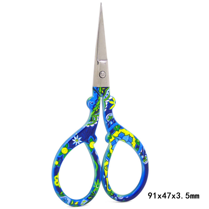 Izšūšana Amatniecība Amatniecība Vintage Cross Eiropas rokdarbi Šķērveida šūšana Tailor Cut Retro Classic Antique Tijeras De Costura