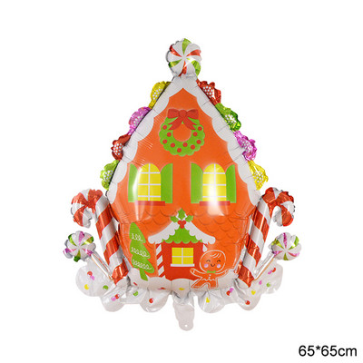 Decoratiuni de Craciun Balon din folie de aluminiu Pom de Craciun Om de zapada La multi ani Copii Cadou pentru copii Jucarie gonflabila Globo de aer