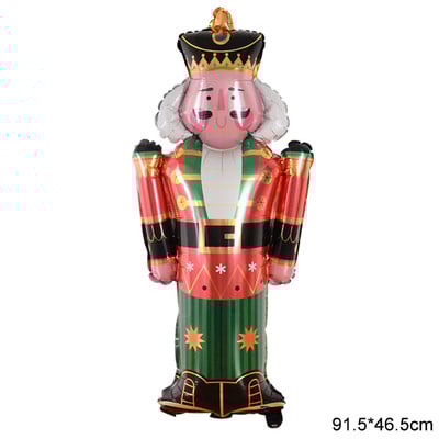 Decoratiuni de Craciun Balon din folie de aluminiu Pom de Craciun Om de zapada La multi ani Copii Cadou pentru copii Jucarie gonflabila Globo de aer