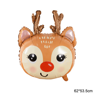 Decoratiuni de Craciun Balon din folie de aluminiu Pom de Craciun Om de zapada La multi ani Copii Cadou pentru copii Jucarie gonflabila Globo de aer