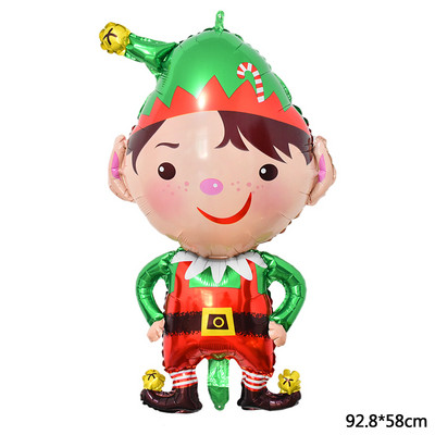 Decoratiuni de Craciun Balon din folie de aluminiu Pom de Craciun Om de zapada La multi ani Copii Cadou pentru copii Jucarie gonflabila Globo de aer