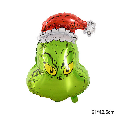 Decoratiuni de Craciun Balon din folie de aluminiu Pom de Craciun Om de zapada La multi ani Copii Cadou pentru copii Jucarie gonflabila Globo de aer