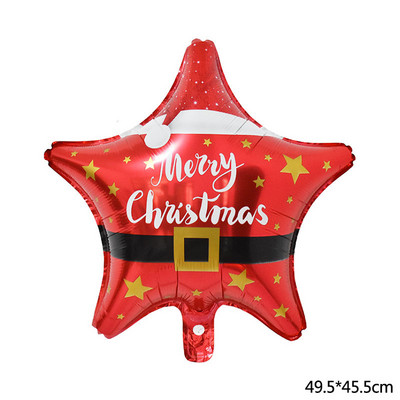 Decoratiuni de Craciun Balon din folie de aluminiu Pom de Craciun Om de zapada La multi ani Copii Cadou pentru copii Jucarie gonflabila Globo de aer