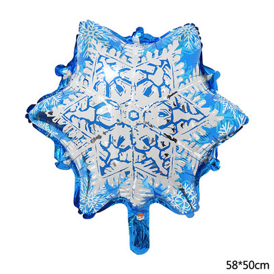 Decoratiuni de Craciun Balon din folie de aluminiu Pom de Craciun Om de zapada La multi ani Copii Cadou pentru copii Jucarie gonflabila Globo de aer