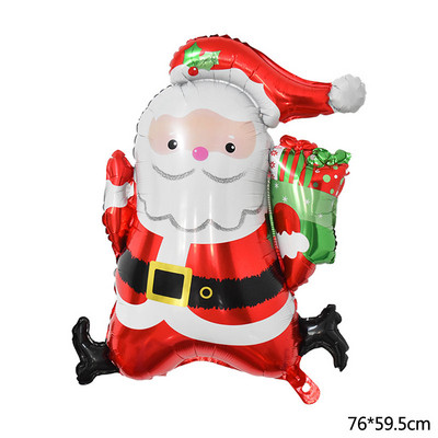 Decoratiuni de Craciun Balon din folie de aluminiu Pom de Craciun Om de zapada La multi ani Copii Cadou pentru copii Jucarie gonflabila Globo de aer