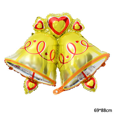 Decoratiuni de Craciun Balon din folie de aluminiu Pom de Craciun Om de zapada La multi ani Copii Cadou pentru copii Jucarie gonflabila Globo de aer