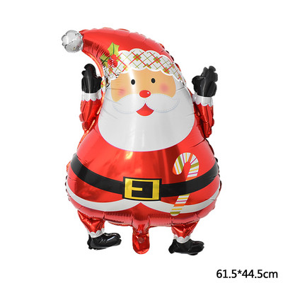 Decoratiuni de Craciun Balon din folie de aluminiu Pom de Craciun Om de zapada La multi ani Copii Cadou pentru copii Jucarie gonflabila Globo de aer