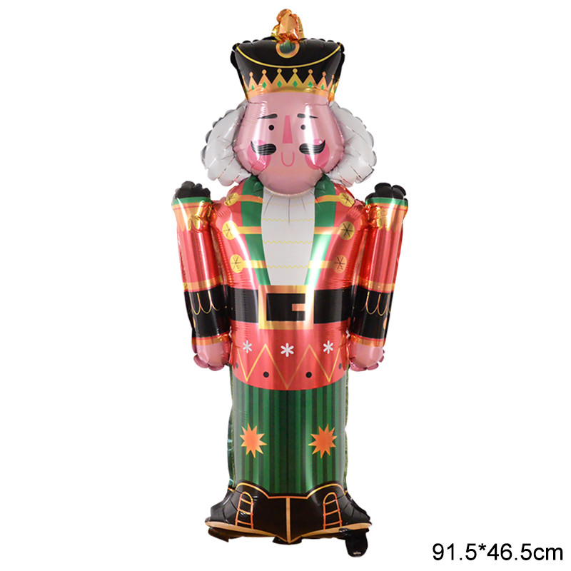 Decoratiuni de Craciun Balon din folie de aluminiu Pom de Craciun Om de zapada La multi ani Copii Cadou pentru copii Jucarie gonflabila Globo de aer