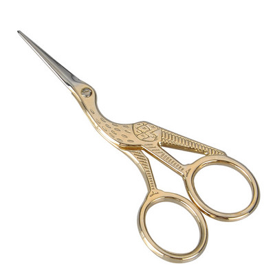 Foarfece în formă de macara de 4,5" cu punct de cruce Foarfece retro vintage, accesorii de cusut, broderie, cusut, foarfece de croitorie, instrumente de artizanat