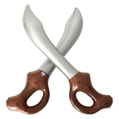 5db felfújható kard játék gyerekeknek kalóz témájú születésnapi parti dekoráció léggömb ajándék Halloween kapitány Cosplay kellékek