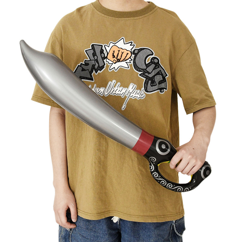 5db felfújható kard játék gyerekeknek kalóz témájú születésnapi parti dekoráció léggömb ajándék Halloween kapitány Cosplay kellékek