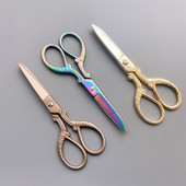 1Gb Retro drēbnieku šķēres Antīks dizains Izšūšanas vintage šķēres Šūšanas Šķēres rokdarbiem Drēbnieku šķēres Rokas instrumenti