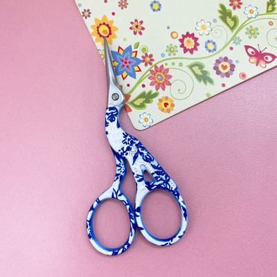 1Gb Vintage Šķērveida šūšanas rīks Drēbnieks Amatniecības Izšūšanas Audums Eiropas Retro klasisks Antikvariāts Amatniecība Drēbnieki Šķēres