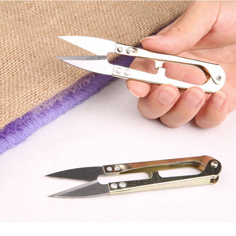 Πολλαπλών χρήσεων Scissor Trimming Fabric Scissors Nippers Shape U Clippers Κέντημα από ανοξείδωτο ατσάλι Scissors Craft Scissors Home Supplies