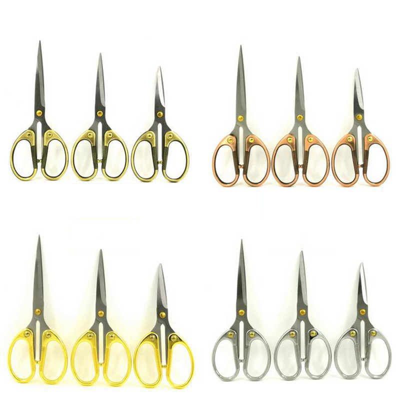 Foarfece din oțel inoxidabil pentru lucru manual, aur, cusut, cusut, cusut, ceremonie, nuntă, foarfece de tăiat panglică, unelte, foarfece de tăiat