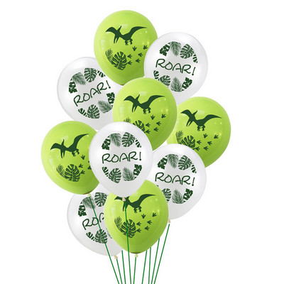 Dinozaur Ziua de Naștere Confetti Baloane Latex Junglă Animale Sălbatice Copii Aniversare Număr Heliu Globos Decorare Baby Shower