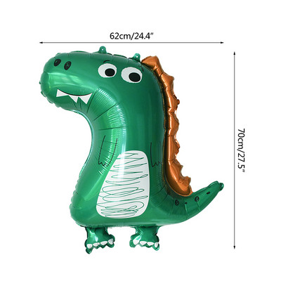 Dinozaur Ziua de Naștere Confetti Baloane Latex Junglă Animale Sălbatice Copii Aniversare Număr Heliu Globos Decorare Baby Shower