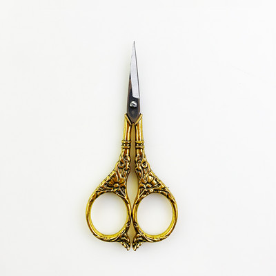 Eiropas stila retro stila nerūsējošā tērauda amatniecības šķēres šķēres antīkas griezējas griešanas izšūšanas krustdūriena šūšanas rīks