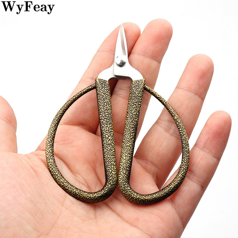 Μικρό vintage ψαλίδι κόφτης ίσιο σταυροβελονιά Κλωστές ραπτικής κέντημα ψαλίδι Tailor οικιακή κλωστή Εργαλεία κεντήματος