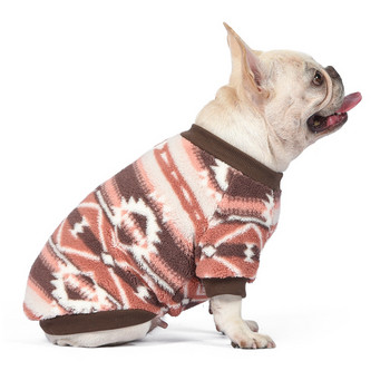 Ζεστό πουλόβερ για κατοικίδια Φθινοπωρινό Χειμώνα Μεσαία Μικρά Ρούχα Σκύλου Μόδα βελούδινη πιτζάμες γατάκι κουτάβι πουλόβερ Pomeranian Chihuahua Pug