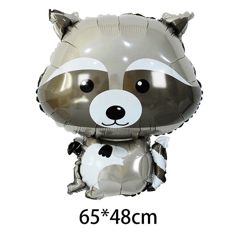 1buc drăguț desen animat animal mic arici vulpe veveriță balon folie pădure decorațiuni pentru petrecerea de naștere copii baby shower jucărie pentru copii