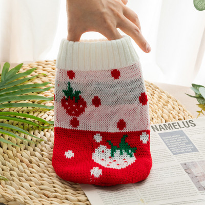 Crăciun, iarnă, haine pentru câini, chihuahua, moale, cățel, pisoi, pisicuță, cu guler înalt, design, pulover, îmbrăcăminte la modă, pentru animale de companie, câini, pisici