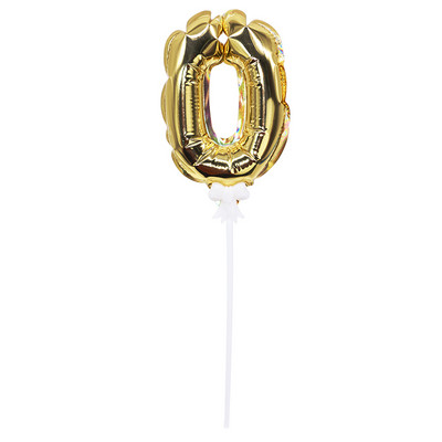 1vnt 7 colių mini folijos numerio balionai tortų dangtelis „pasidaryk pats“ vaikų gimtadienio tortas Vėliava, vestuvių dekoravimas Kūrybiški savarankiškai pripučiami balionai