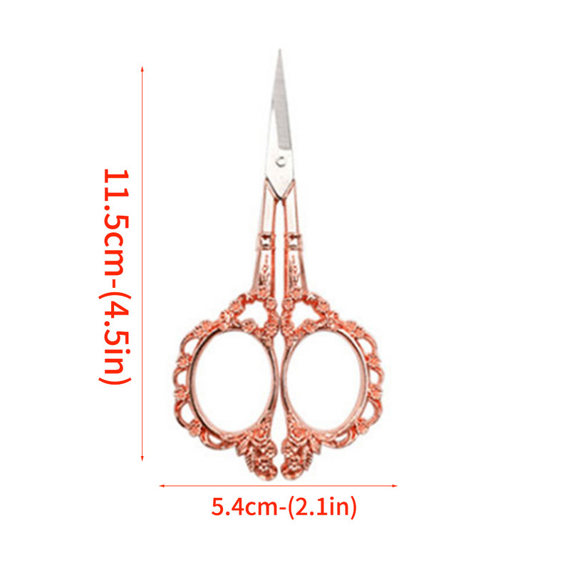 Αντίκα ψαλίδι από κράμα ανοξείδωτου χάλυβα ηλεκτρολυμένη λαβή Πανέμορφα πολυλειτουργικά πολύχρωμα ψαλίδια DIY Αντίκες κόκκινο