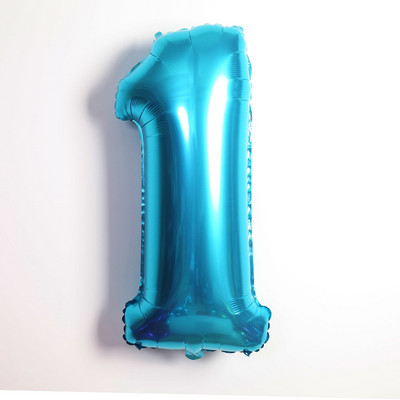 Coroana Balon din folie de aluminiu digitală roz albastru Balon digital băiat fată Decor pentru prima petrecere de naștere Baby Shower Bile digitale