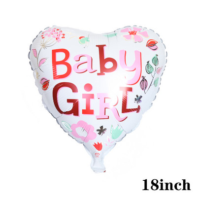 Coroana Balon din folie de aluminiu digitală roz albastru Balon digital băiat fată Decor pentru prima petrecere de naștere Baby Shower Bile digitale