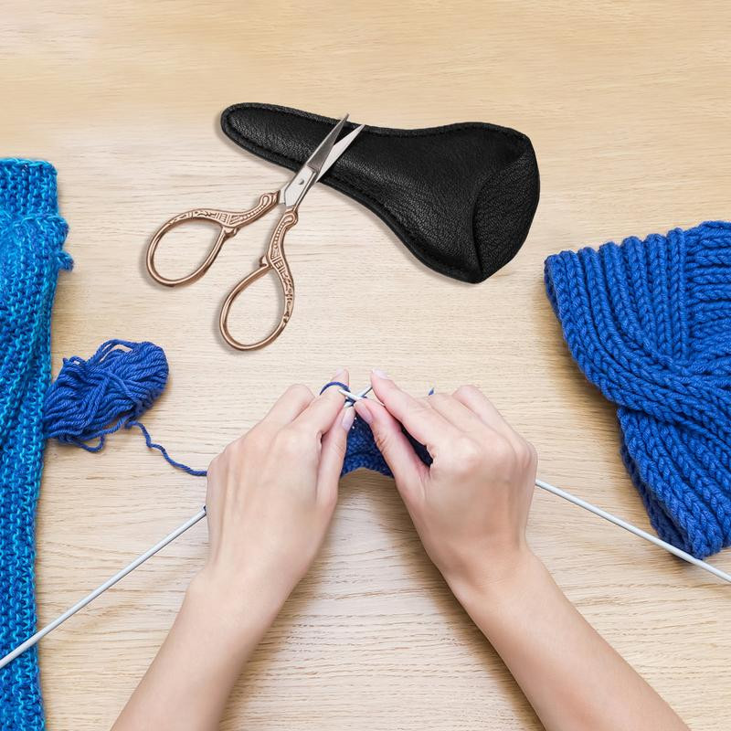 Ψαλίδι Κεντήματος Με Κάλυμμα Μικρό Σετ Ψαλίδι Ραπτικής Χειροτεχνίας Κλωστές Κροσέ Σταυρός Πλεκτομηχανές Ψαλίδι Με Προστατευτικό