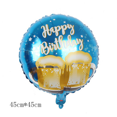 Lielas šampanieša glāzes Vīna pudele Alumīnija folija Hēlija Baloni Kāzu dzimšanas dienas svinību rotājumi Pieaugušajiem Bērnu ballīšu piederumi