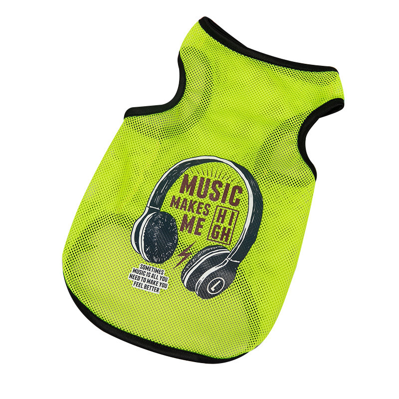 Armsad multikad Lemmikloomakoerariided Suvised õhukesest võrgust koera kassi vest kassikaru Pomeranian lemmiklooma kutsikas hingav lahe riietus koera kostüüm