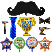 1 ks španielske super otcovské balóny, fóliové balóny s nápisom „Šťastný Deň otcov“, héliová guľa, otec, matka, párty dekorácia, domáca scéna, DIY aranžmán