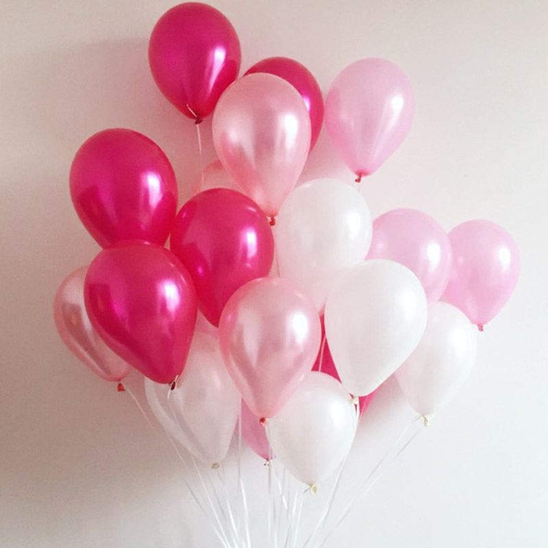 50tk 10tolline 1,5g pärllateks heelium õhupallid kuldne hõberoosa pulmade sünnipäevapeo kaunistus laste õhupallid gloobused