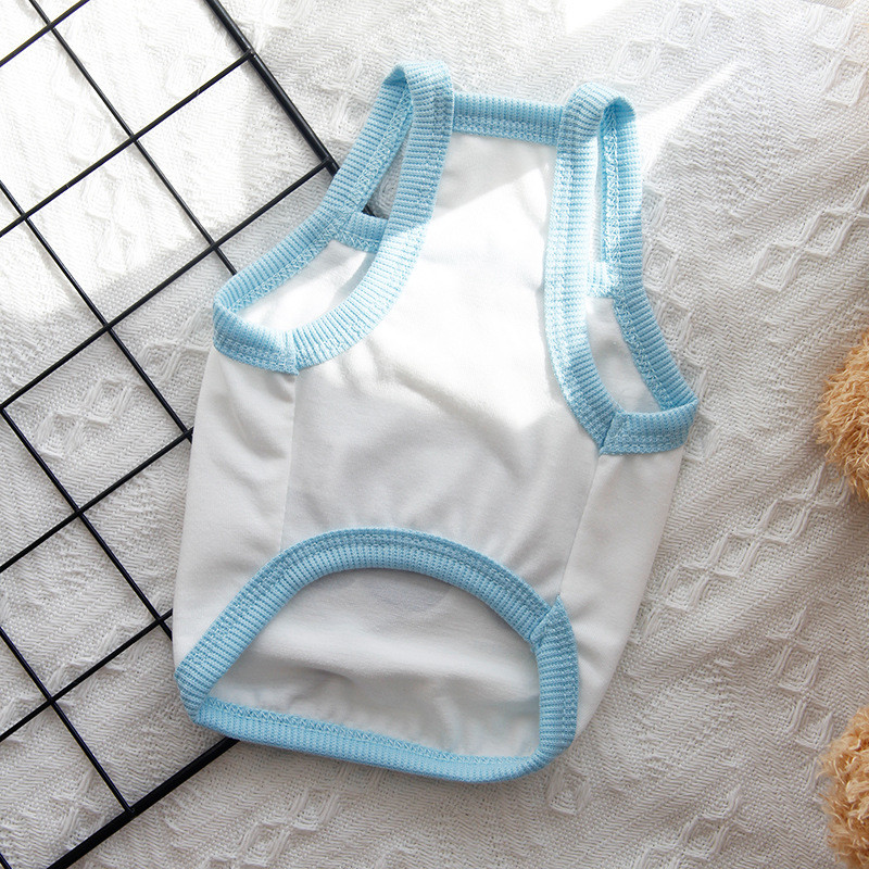 Vestă pentru urs Pet Haine pentru câini Sling pentru animale de companie Tricou Îmbrăcăminte Costum pentru câini Moda Chihuahua Bumbac de vară Respirabil Fată Pug Pet Vest