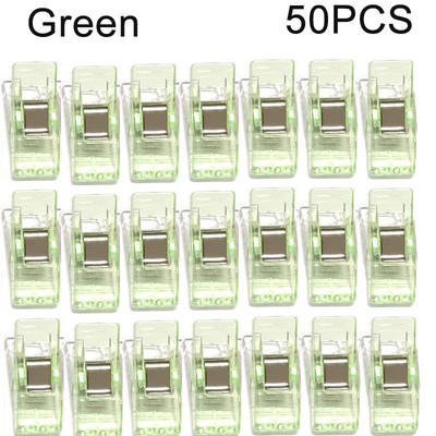 20/50 buc Agrafe de cusut multifunctionale Agrafe colorate Clip de plastic Pozitionare pentru depozitare Clip de cusut Clips de siguranta asortate