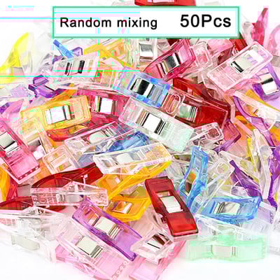 20/50 db Többcélú varrókapcsok Színes kötőkapcsok Műanyag kézműves foltvarró klipek Varró kézműves kapcsok varráskötéshez