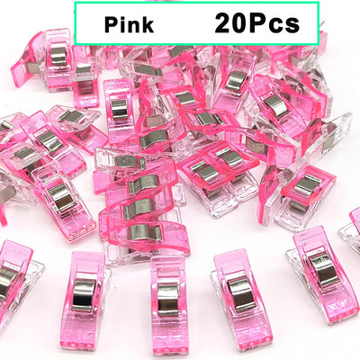 20/50 db Többcélú varrókapcsok Színes kötőkapcsok Műanyag kézműves foltvarró klipek Varró kézműves kapcsok varráskötéshez