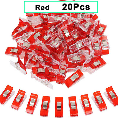 20/50 db Többcélú varrókapcsok Színes kötőkapcsok Műanyag kézműves foltvarró klipek Varró kézműves kapcsok varráskötéshez