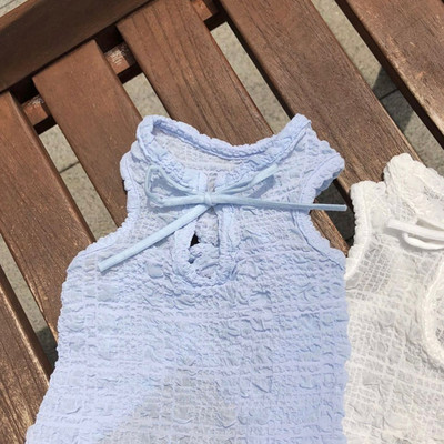 Biele oblečenie pre psov, Teddy Bomei, jednofarebné traky, mäkšie ako medvede, letné oblečenie pre šteňatá, tenké tričko s dno, vesta pre domáce zvieratá