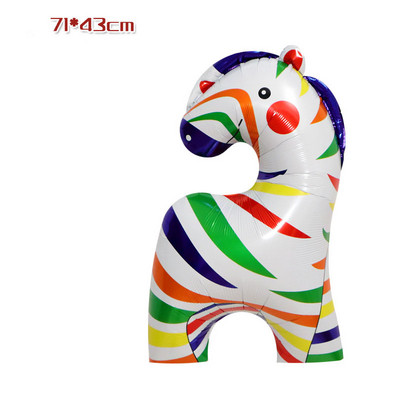 Cort de circ Clovn Animal Balon din folie de aluminiu Junglă Leu Leopard Animal Balon cu heliu Decorarea petrecerii de aniversare Jucării pentru copii